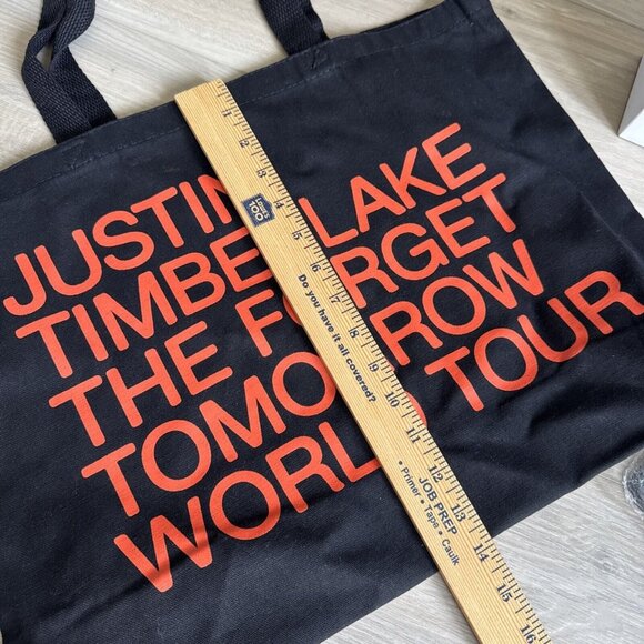Justin Timberlake Forget Tomorrow Tour VIP Merch / Cup License Plate Frame Tote - Picture 3 of 9